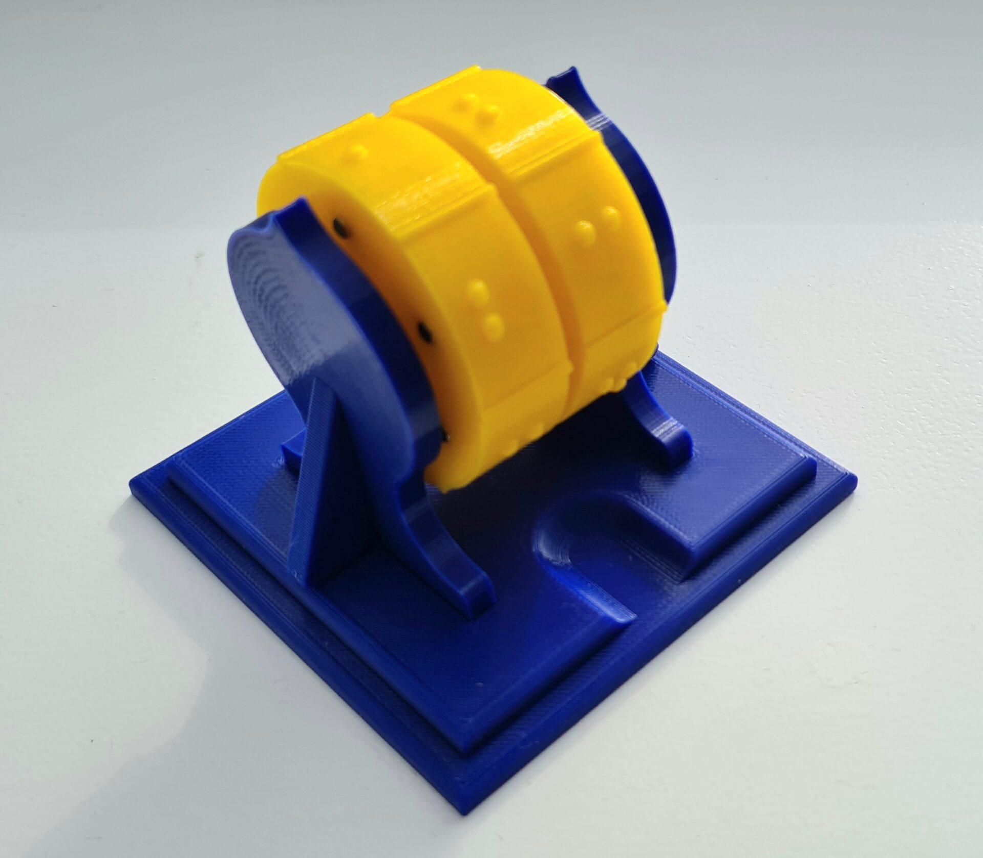 Rotating Braille Dice (Double) tactiles.eu