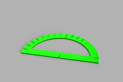 tactile protractor