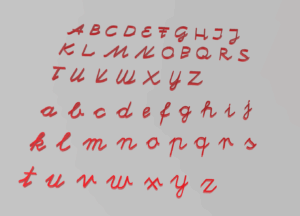 Alphabet for Signature Training