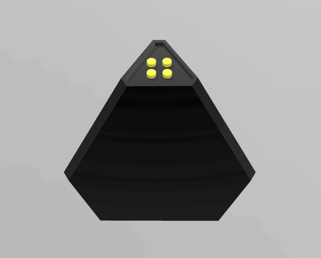 4 Sided Dice (two-coloured)