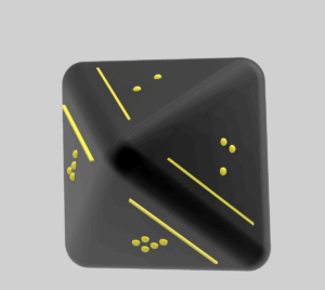 8 Sided Dice (8dot braille) Version 2