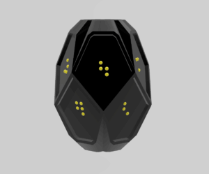10 Sided Dice 0-9 (8dot braille)