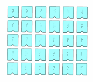 Großbuchstaben Eurobraille – Capital letters eurobraille
