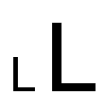 Scaled letter