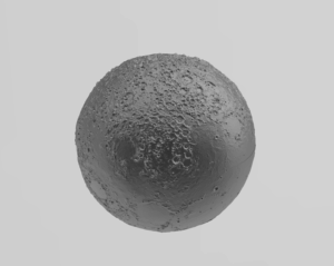 Moon topography