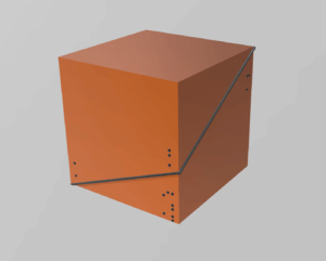 Pythagorean Theorem – Line Segment on a Cube 2