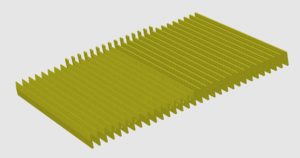Set aus 32 taktilen Linealen 30cm Länge