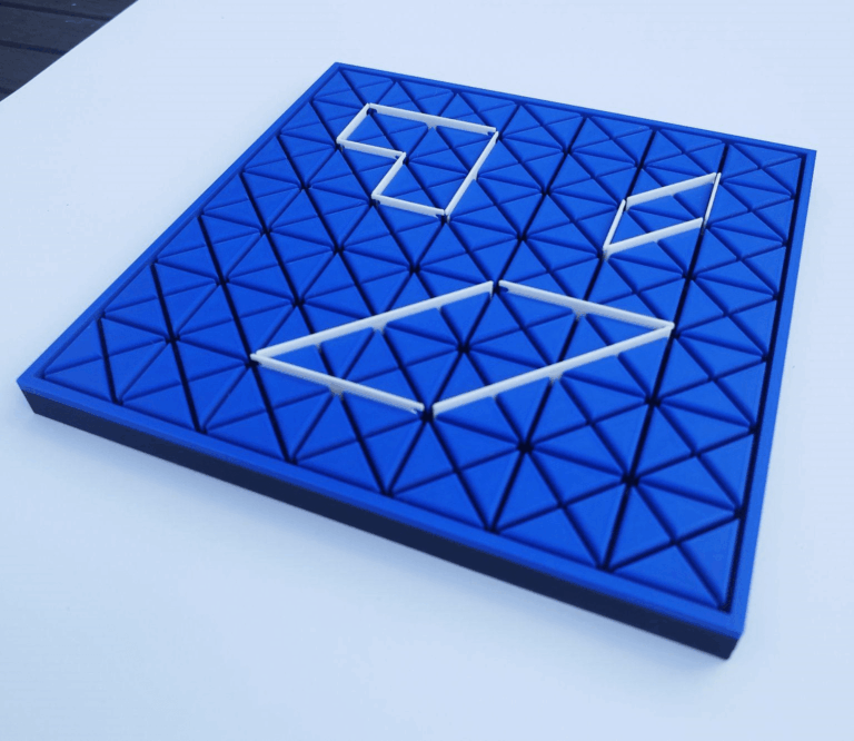 Steckfeld für Linien (mit Diagonalen)