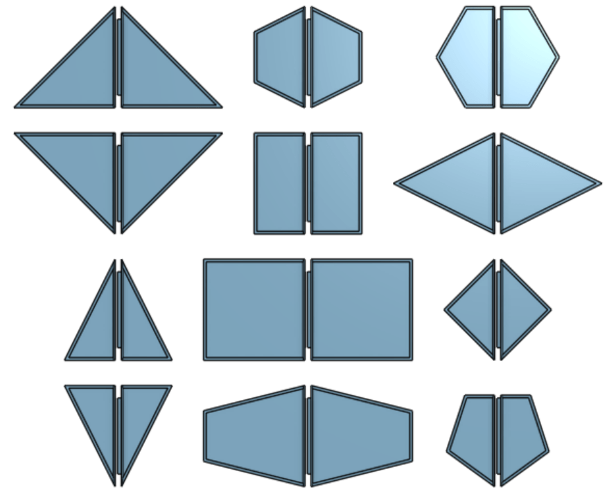 Symmetrische Figuren – symmetrical figures