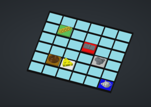 Gridansicht 6x6 mit allen unterschiedlichen Steinen